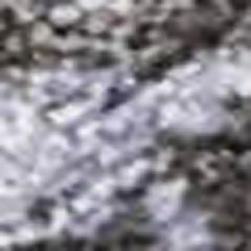 Blue And Gray Abstract Washable Indoor Outdoor Area Rug Photo 2