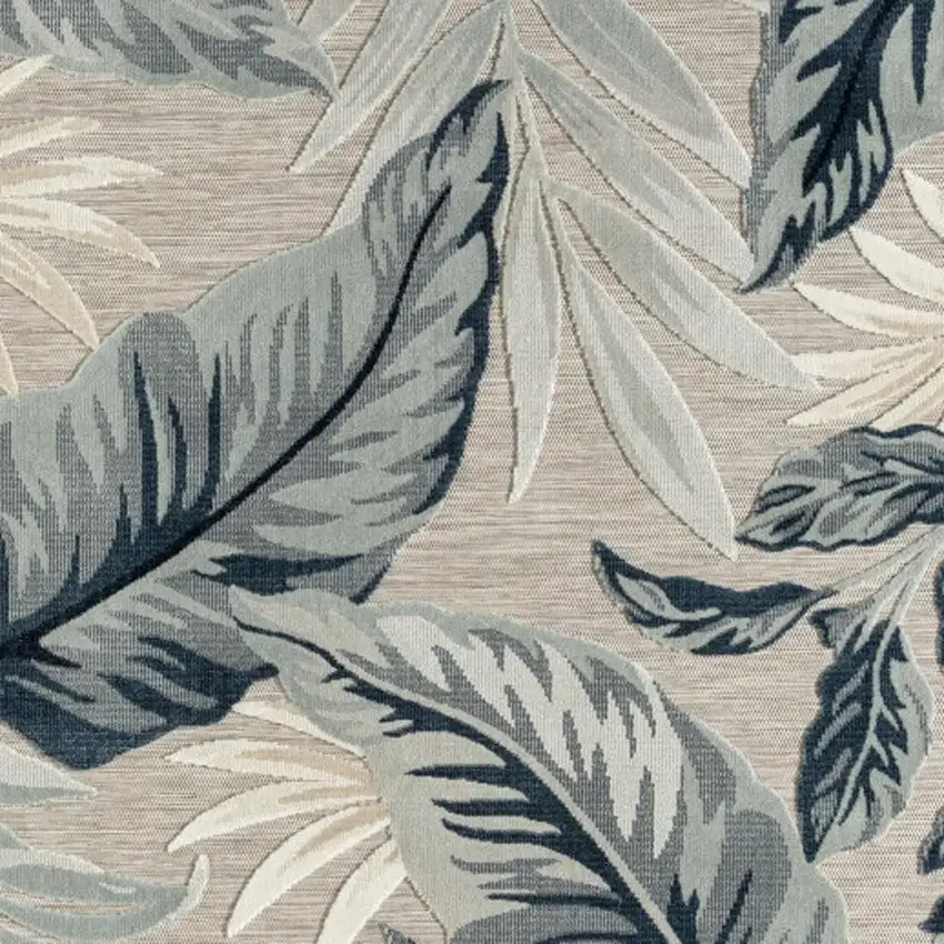 Blue And Gray Indoor Outdoor Area Rug Photo 6