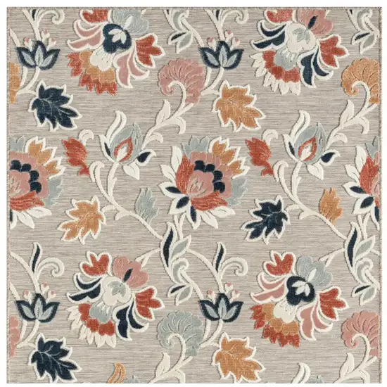 Blue And Gray Indoor Outdoor Area Rug Photo 3