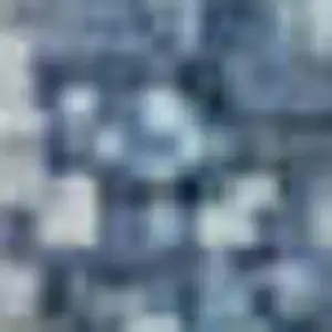 Photo of Blue And Gray Geometric Washable Area Rug With UV Protection