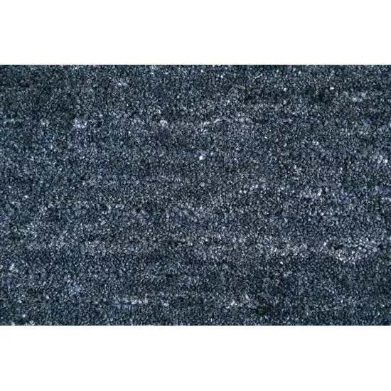Blue And Gray Handmade Indoor Outdoor Area Rug Photo 7