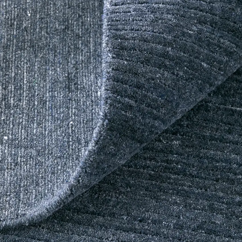 Blue And Gray Handmade Indoor Outdoor Area Rug Photo 8