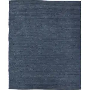 Photo of Blue And Gray Handmade Indoor Outdoor Area Rug