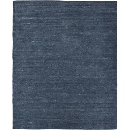 Blue And Gray Handmade Indoor Outdoor Area Rug Photo 1