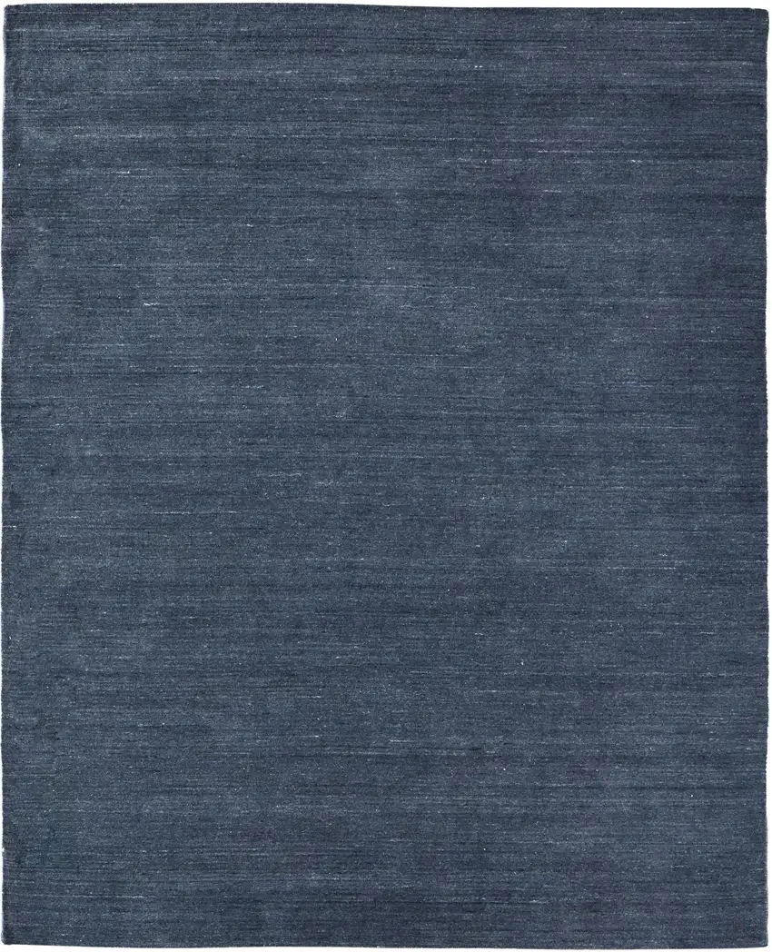 Blue And Gray Handmade Indoor Outdoor Area Rug Photo 1