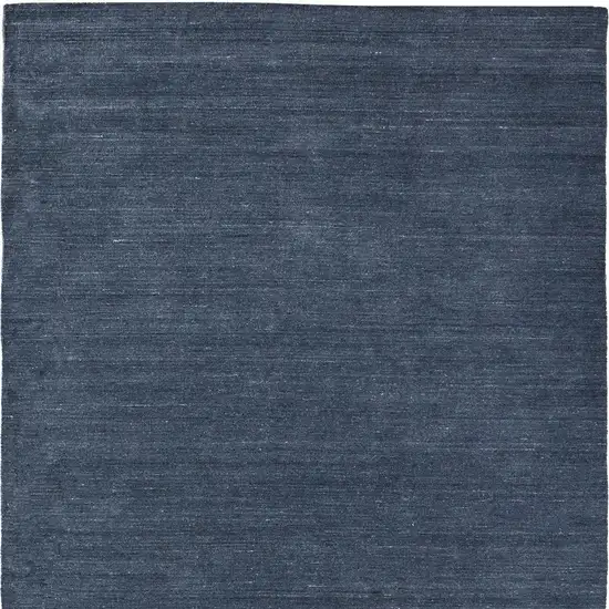 Blue And Gray Handmade Indoor Outdoor Area Rug Photo 3
