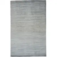 Photo of Blue And Gray Ombre Hand Woven Area Rug
