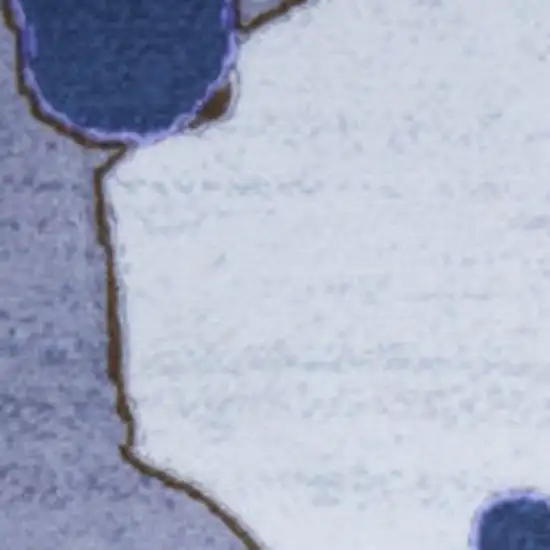 Blue And Gray Skateboard Youthful Washable Area Rug Photo 3