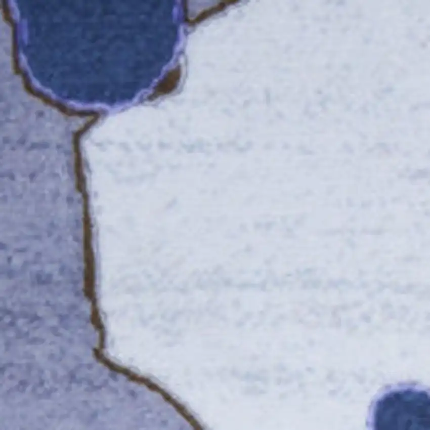 Blue And Gray Skateboard Youthful Washable Area Rug Photo 3