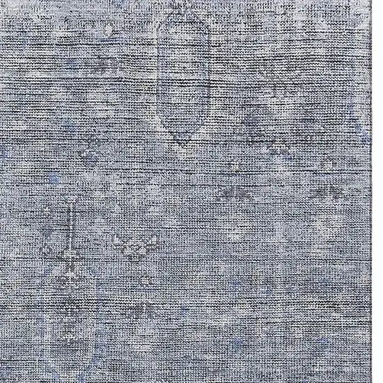 Blue And Gray Southwestern Washable Area Rug With UV Protection Photo 4
