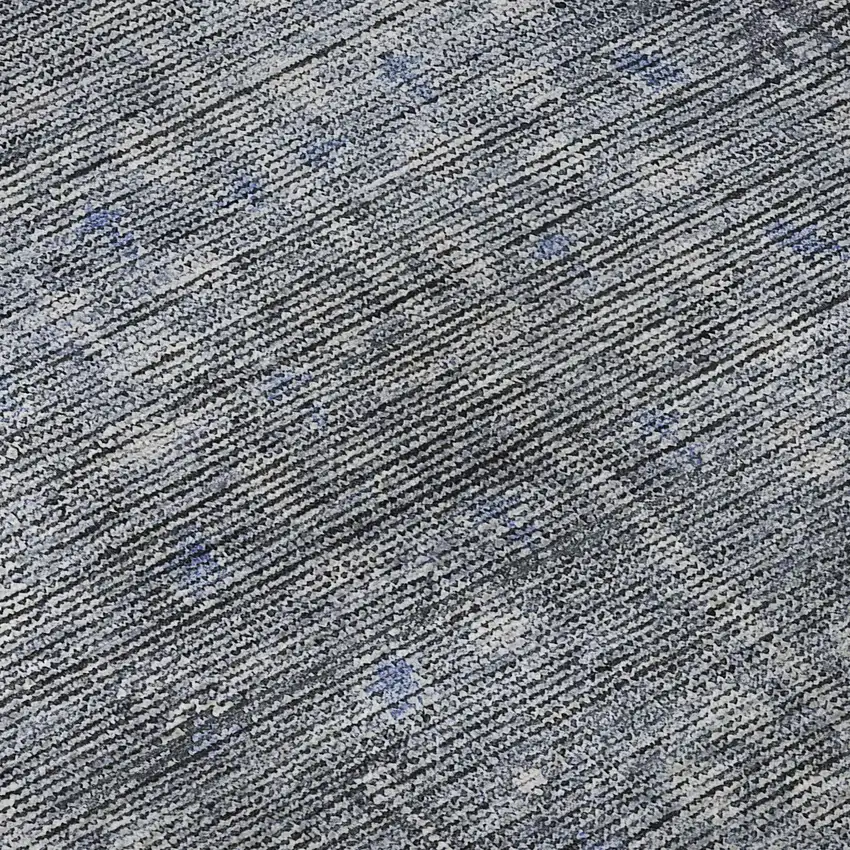 Blue And Gray Southwestern Washable Area Rug With UV Protection Photo 9