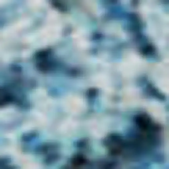 Blue And Gray Striped Washable Area Rug With UV Protection Photo 4