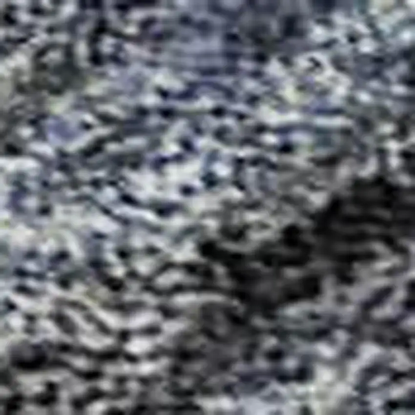 Blue And Gray Striped Washable Area Rug With UV Protection Photo 2