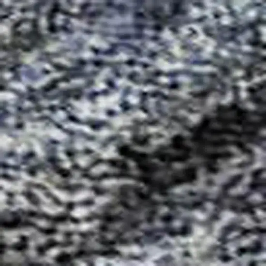 Blue And Gray Striped Washable Area Rug With UV Protection Photo 2