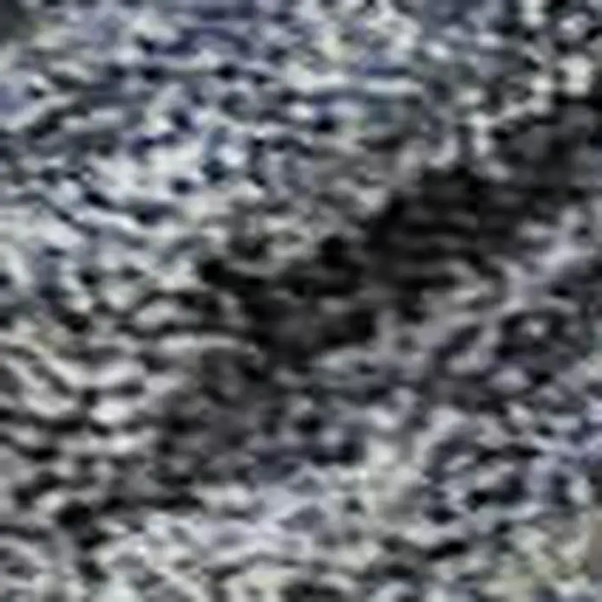 Blue And Gray Striped Washable Area Rug With UV Protection Photo 2