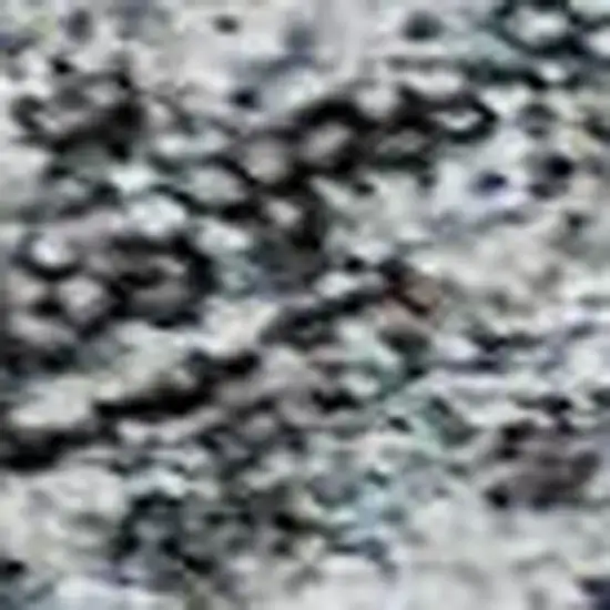 Blue And Gray Tribal Washable Area Rug With UV Protection Photo 2