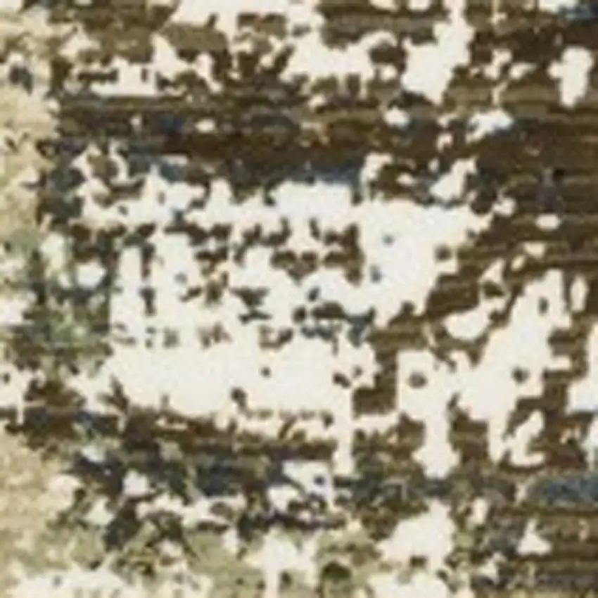 Blue And Green Abstract Area Rug Photo 9