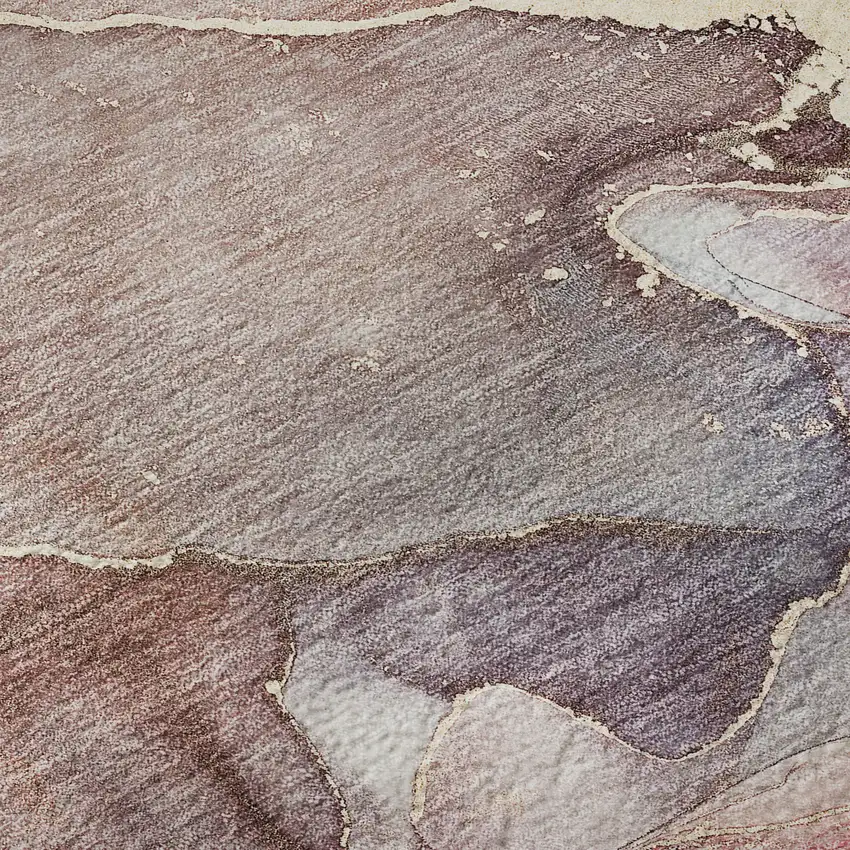 Blue And Green Abstract Washable Area Rug With UV Protection Photo 1