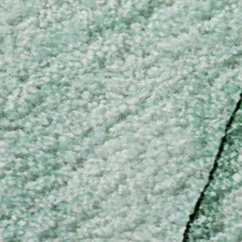 Blue And Green Abstract Washable Area Rug With UV Protection Photo 4