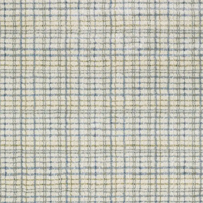 Blue And Green Plaid Area Rug Photo 2