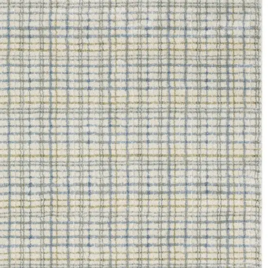 Blue And Green Plaid Area Rug Photo 3