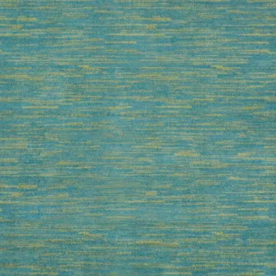 Blue And Green Square Indoor Outdoor Area Rug Photo 8