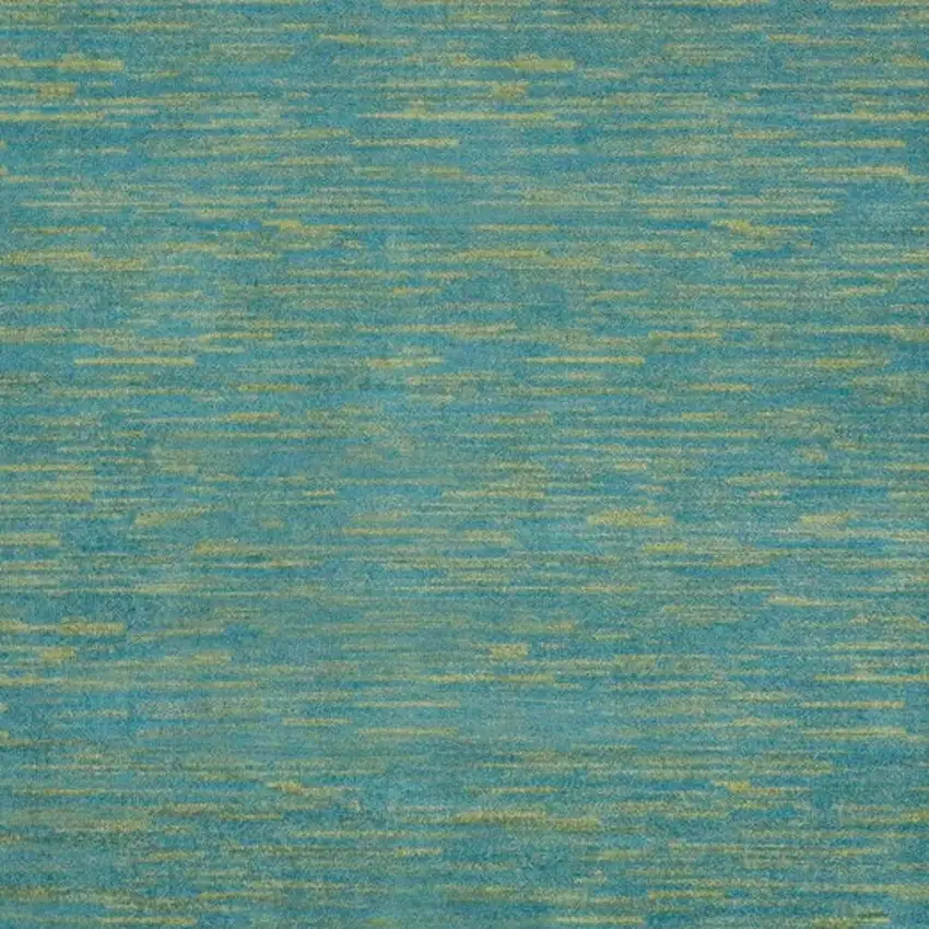 Blue And Green Square Indoor Outdoor Area Rug Photo 8