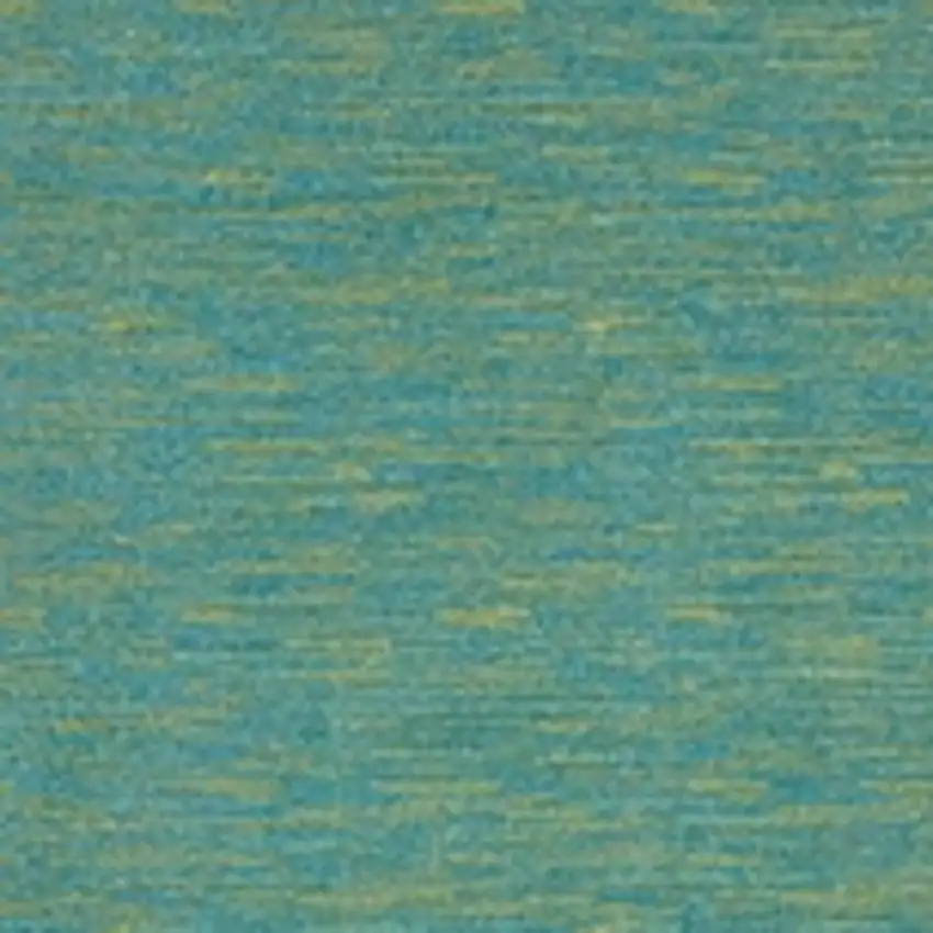 Blue And Green Striped Non Skid Indoor Outdoor Area Rug Photo 5