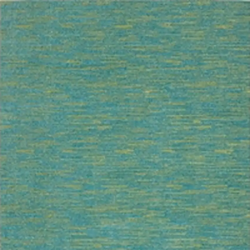 Blue And Green Striped Non Skid Indoor Outdoor Area Rug Photo 4