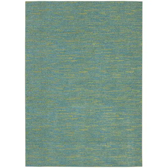 Blue And Green Indoor Outdoor Area Rug Photo 1