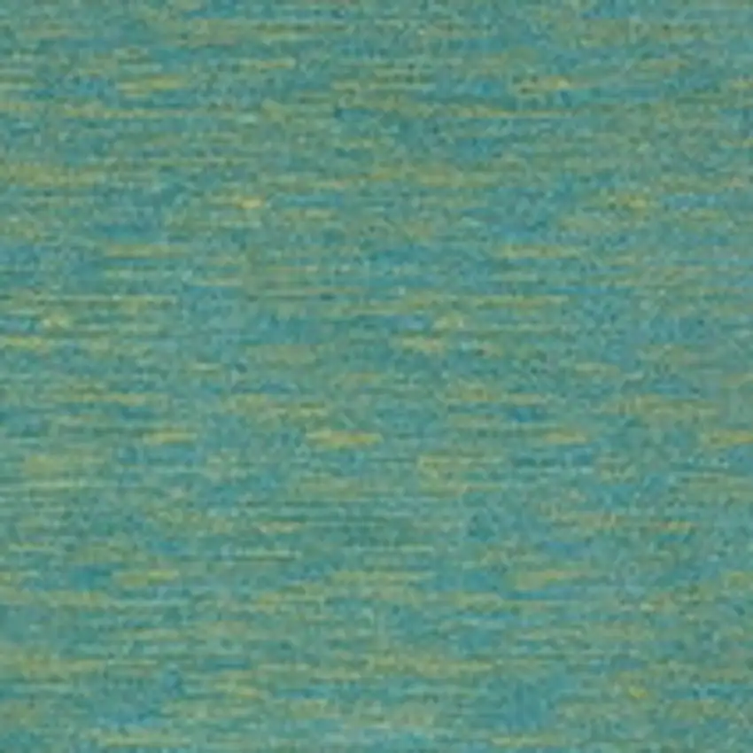 Blue And Green Striped Non Skid Indoor Outdoor Area Rug Photo 6