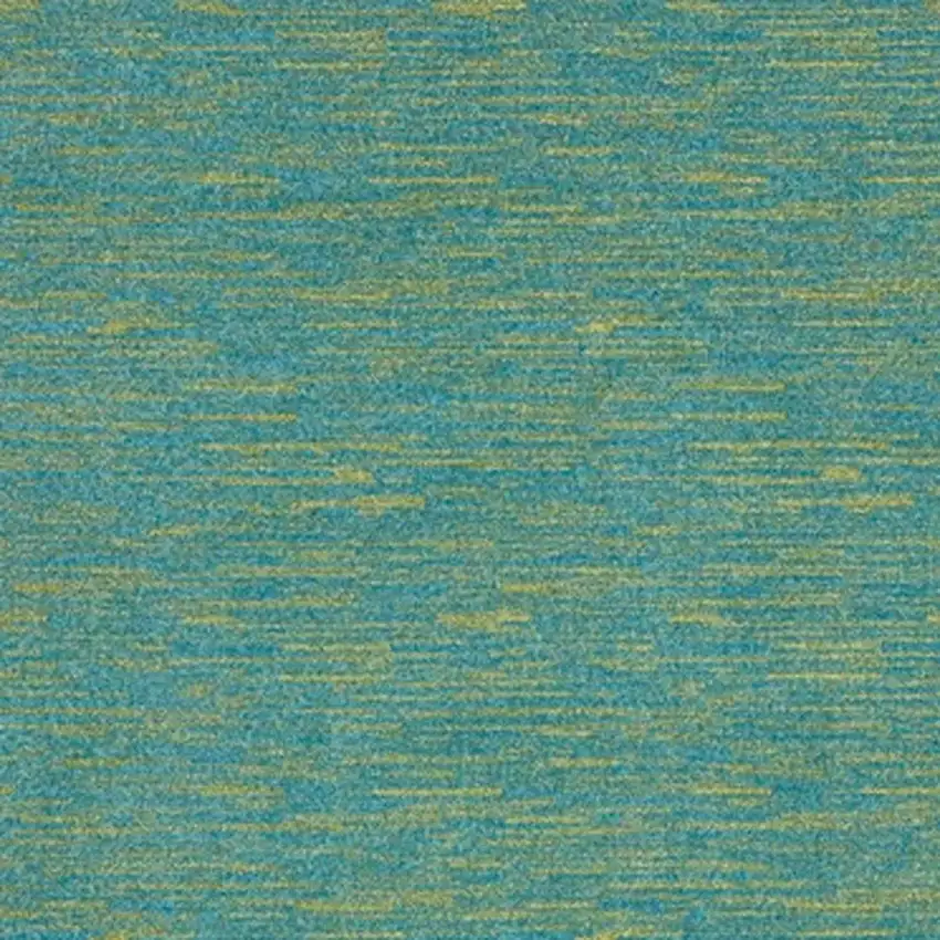 Blue And Green Striped Non Skid Indoor Outdoor Area Rug Photo 5