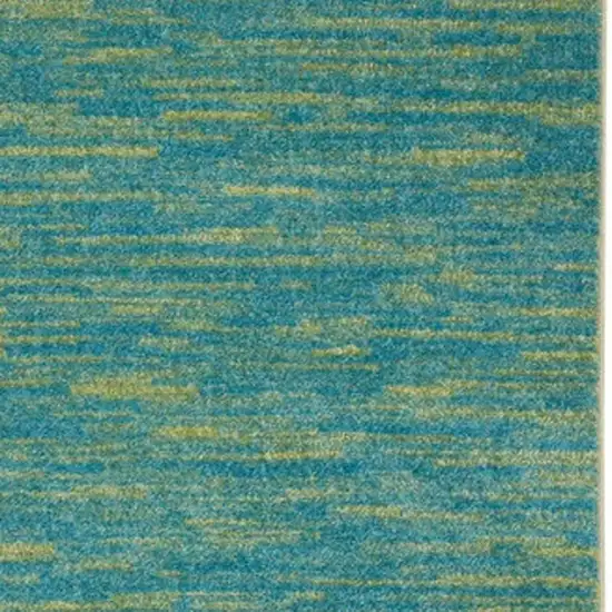 Blue And Green Indoor Outdoor Area Rug Photo 8