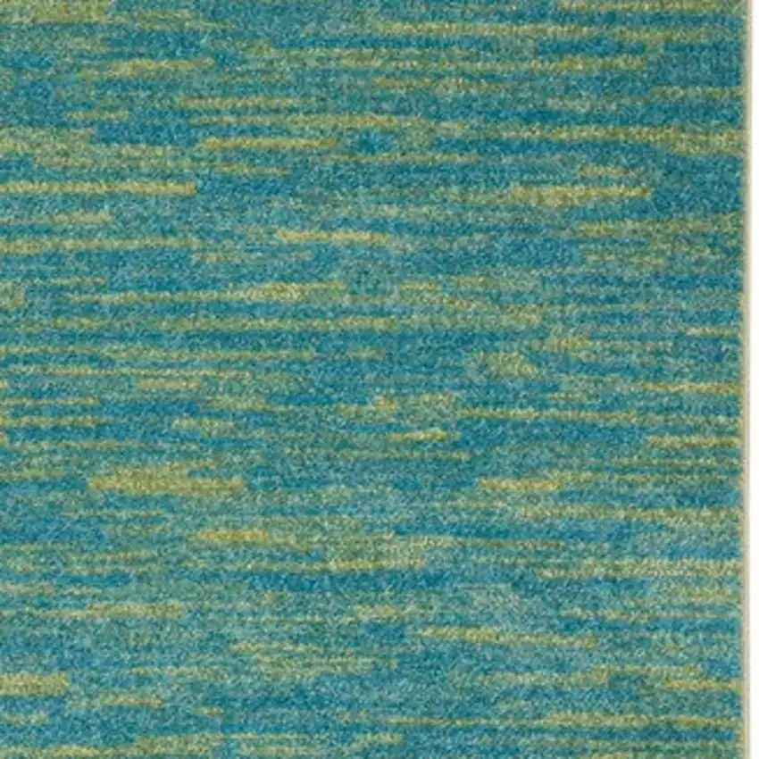 Blue And Green Indoor Outdoor Area Rug Photo 8