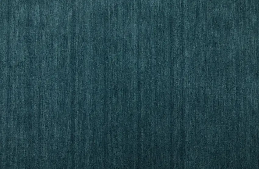 Blue And Green Wool Hand Woven Stain Resistant Area Rug Photo 7