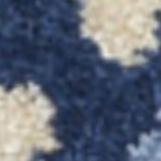 Blue And Gray Indoor Outdoor Area Rug Photo 7