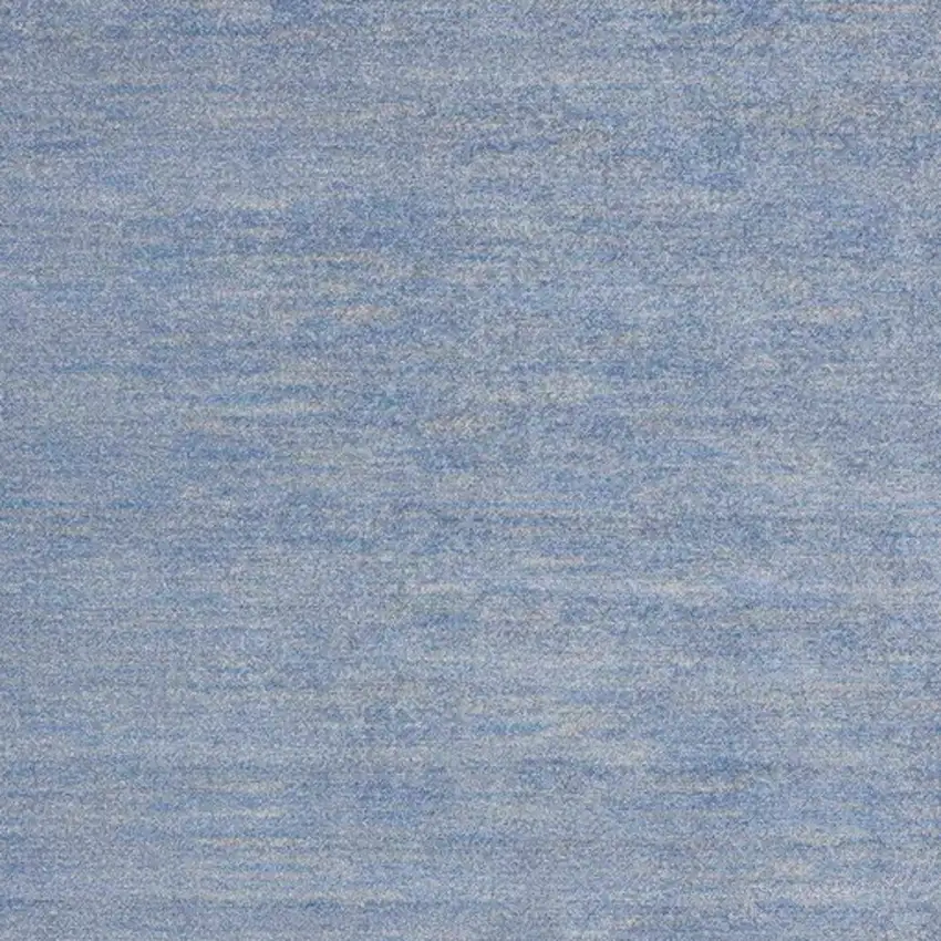 Blue And Grey Square Striped Non Skid Indoor Outdoor Area Rug Photo 5