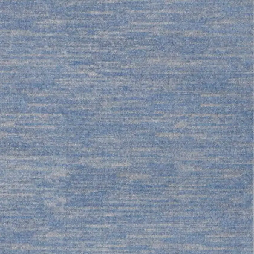 Blue And Grey Striped Non Skid Indoor Outdoor Area Rug Photo 5