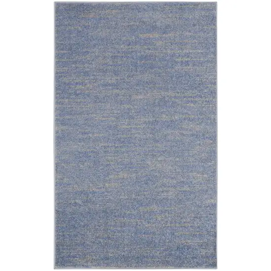 Blue And Gray Indoor Outdoor Area Rug Photo 3