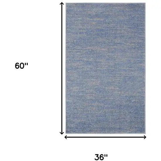 Blue And Gray Indoor Outdoor Area Rug Photo 7