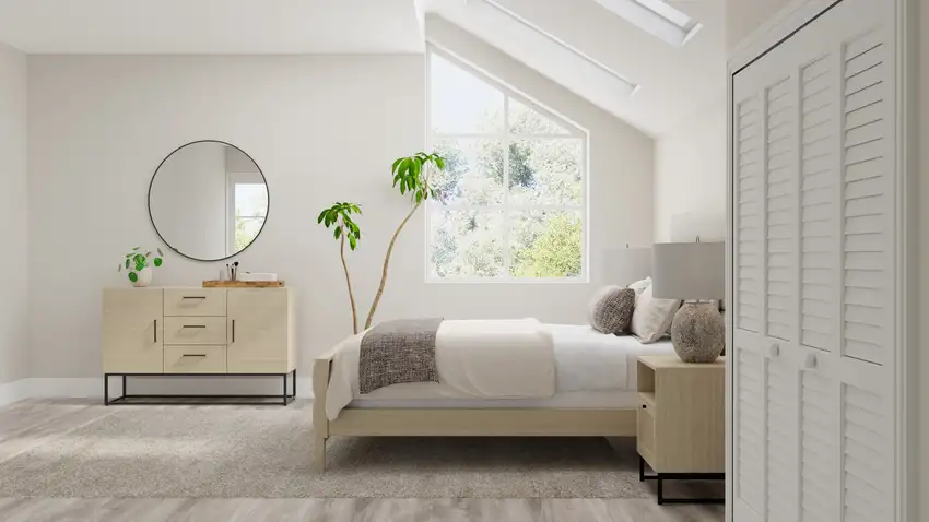 Blue And Ivory Abstract Area Rug Photo 5