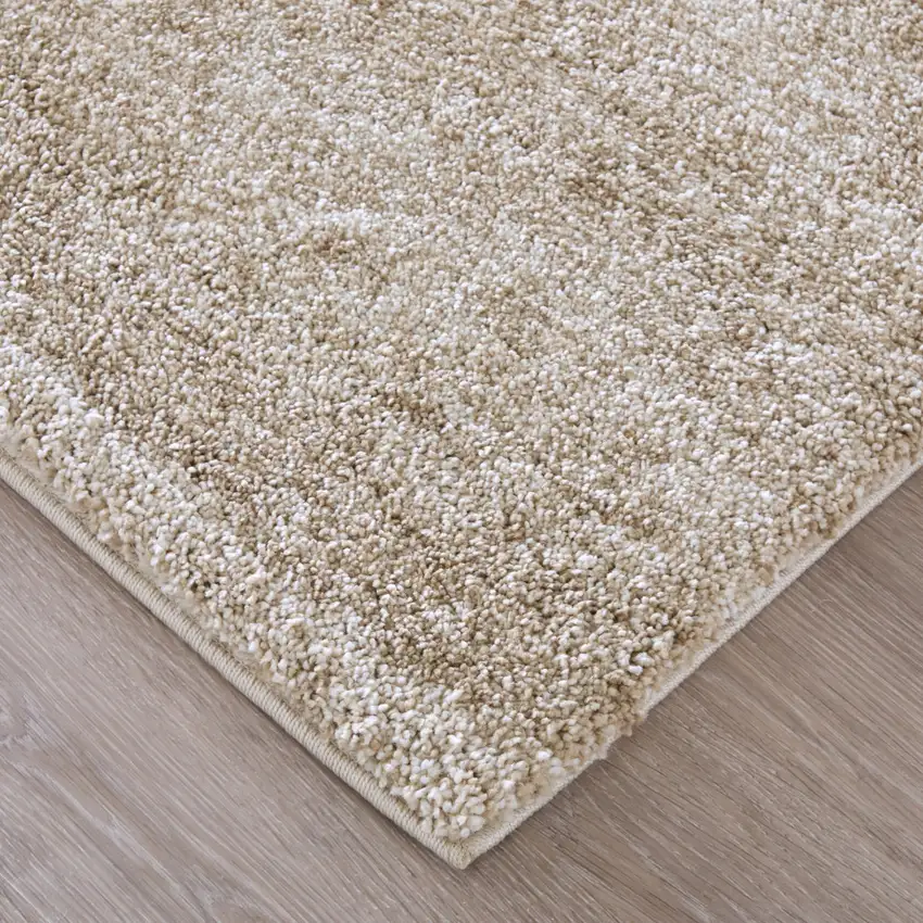 Blue And Ivory Abstract Area Rug Photo 6