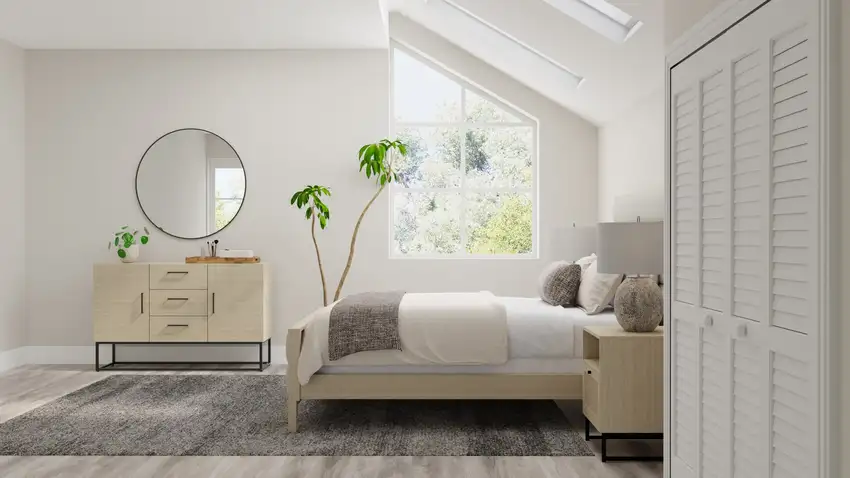 Blue And Ivory Abstract Area Rug Photo 5