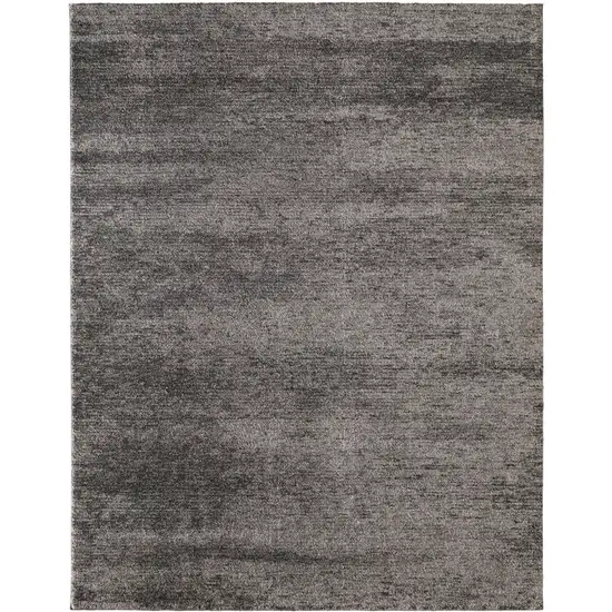 Blue And Ivory Abstract Area Rug Photo 2