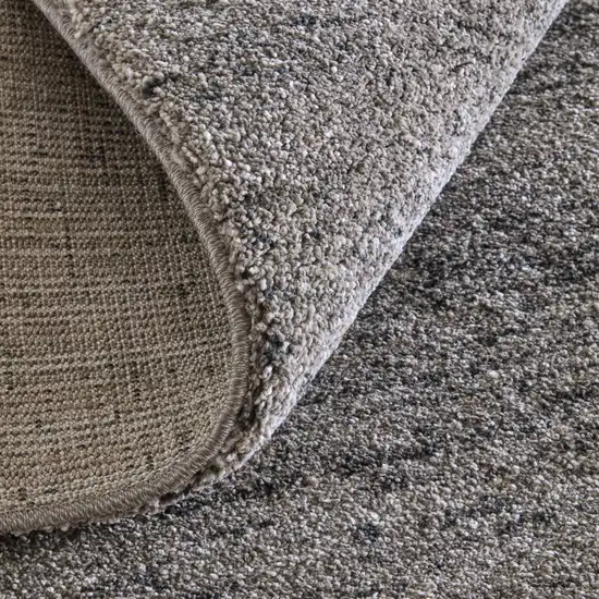 Blue And Ivory Abstract Area Rug Photo 9