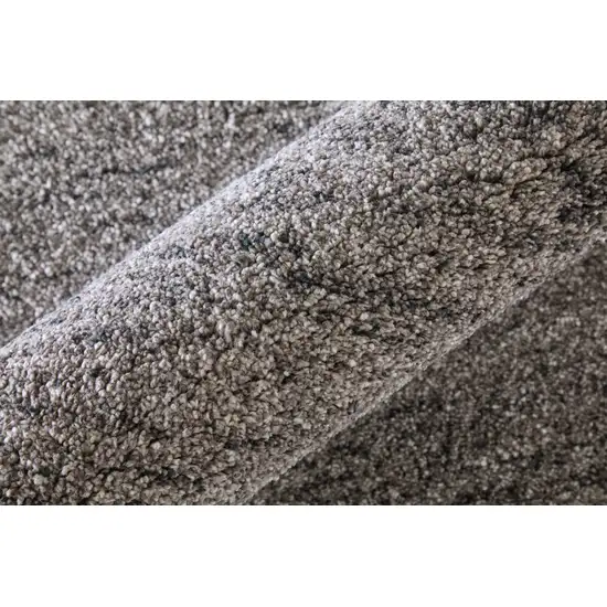 Blue And Ivory Abstract Area Rug Photo 7