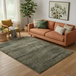 Photo of Blue And Ivory Abstract Area Rug