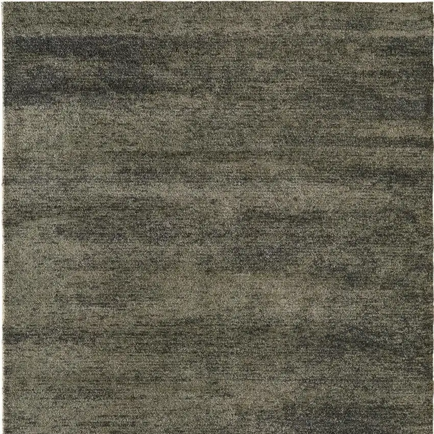 Blue And Ivory Abstract Area Rug Photo 4