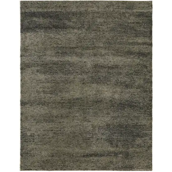 Blue And Ivory Abstract Area Rug Photo 2