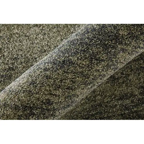 Blue And Ivory Abstract Area Rug Photo 7